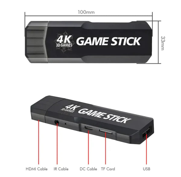 Game Console Retrô GD10 Ultra 4K + 2 Controles sem Fio (PROMOÇÃO Black Friday)