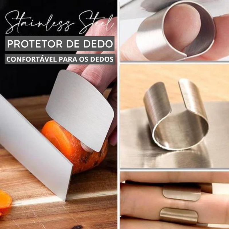 🔥 Promoção com 48% OFF - Protetor de Dedo em Aço Inoxidável