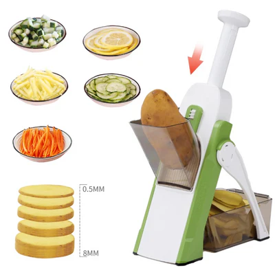 Fatiador Multifuncional 5 em 1 - [Lâmina de Aço Inox]